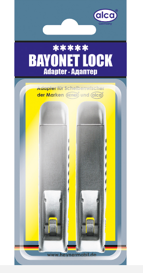 Адаптер для щеток стеклоочистителя "Bajonett Lock" (уп. 2 шт.) 300420 ALCA